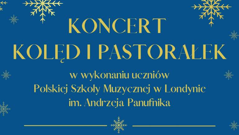 Koncert Kolęd i Pastorałek